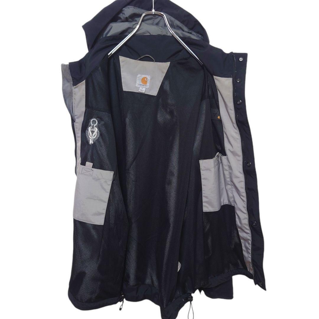 Carhartt Shoreline Jacket A-2432 Black Embroidery Logo Used Carhartt Shoreline Jacket A-2432 Black Embroidery Logo Used