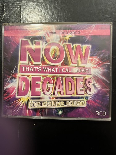 NOW THAT’S WHAT I CALL MUSIC DECADES used 60 track No1s Compilation CD Pop Soul