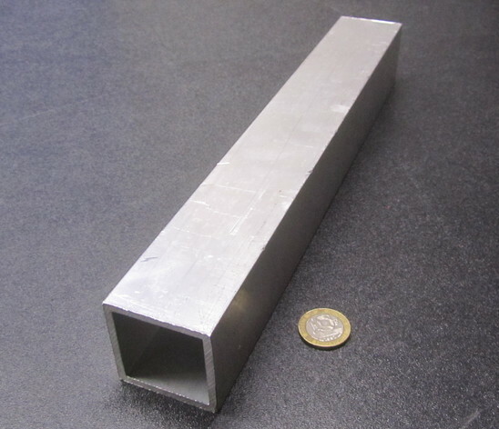 1/8" X 2" X 2" X 48" Aluminum Square Tube, 6061 Alloy – USA Made, Great For Fabrication & Framing