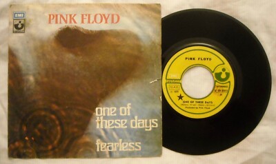 45 PINK FLOYD - ONE OF THESE DAYS - FEARLESS - JAHR 1972 - 1. Italienischer Druck 