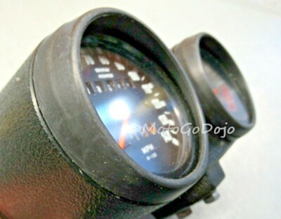 BMW TWO 2 Airhead Speedometer Tachometer Visor r100/7 r100s r100rs