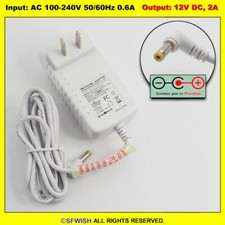 NEW 12V/2A 24W AC Power Adapter/Charger 4.8x1.7mm Angle Plug