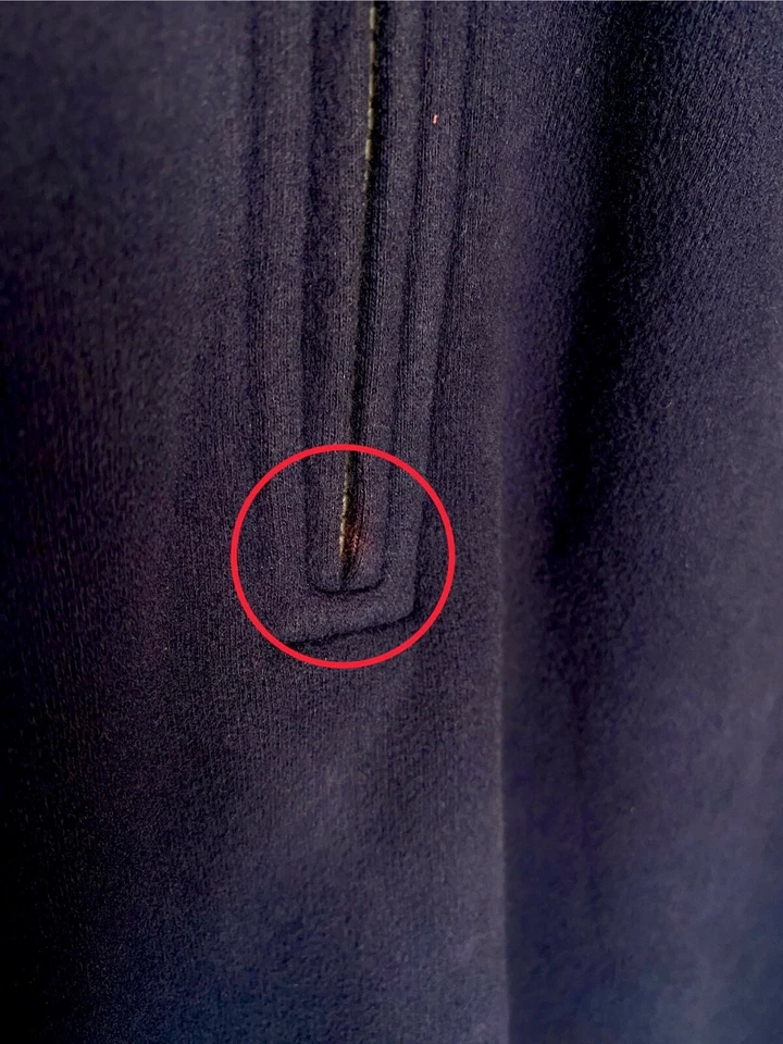 Pullover Ashworth Para Hombre Azul Marino Dri-Tech Térmico Bloque de Viento 1/4 Cremallera Talla Mediana Foto 3 de 4