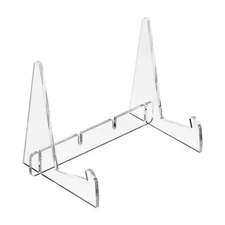 114mm Height Book Stand 4 Pack Acrylic Detachable Desktop Book Display Holder...