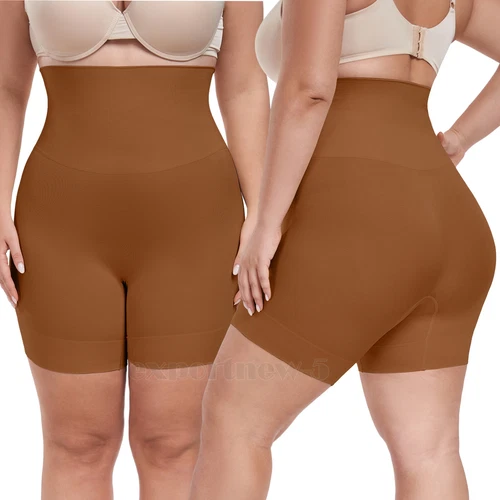 Plus Size Women Smoothing Shapewear Slip Short Tummy Control Slimmer Body Shaper - Picture 17 of 29