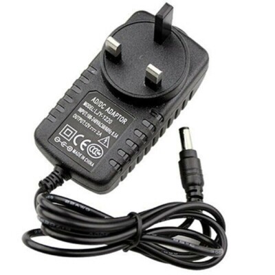 Power Supply UK Plug 12V 2A AC/DC Mains Adapter To Replace MODEL ...