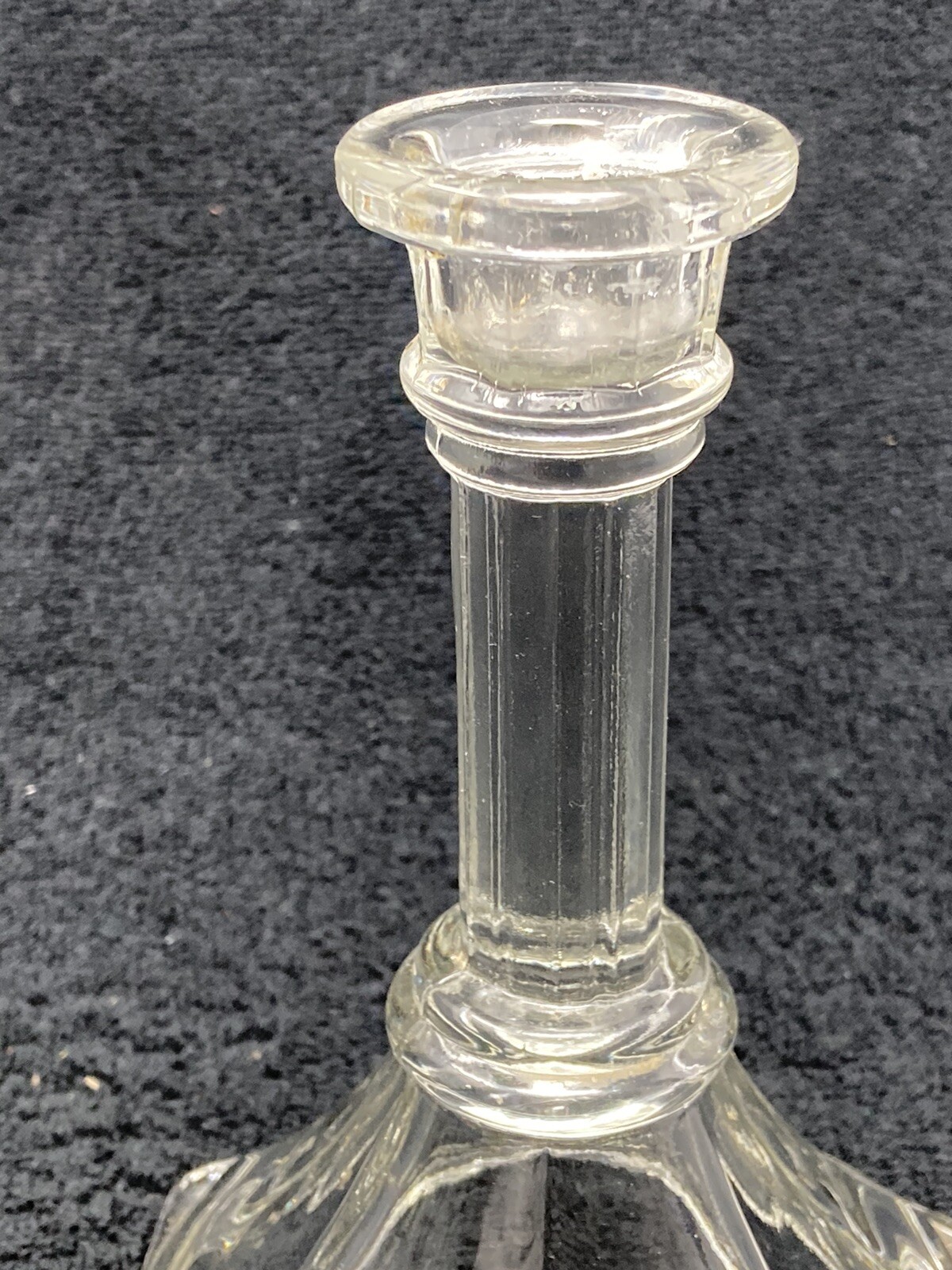 2 Crystal 6 Inch Candle Holders