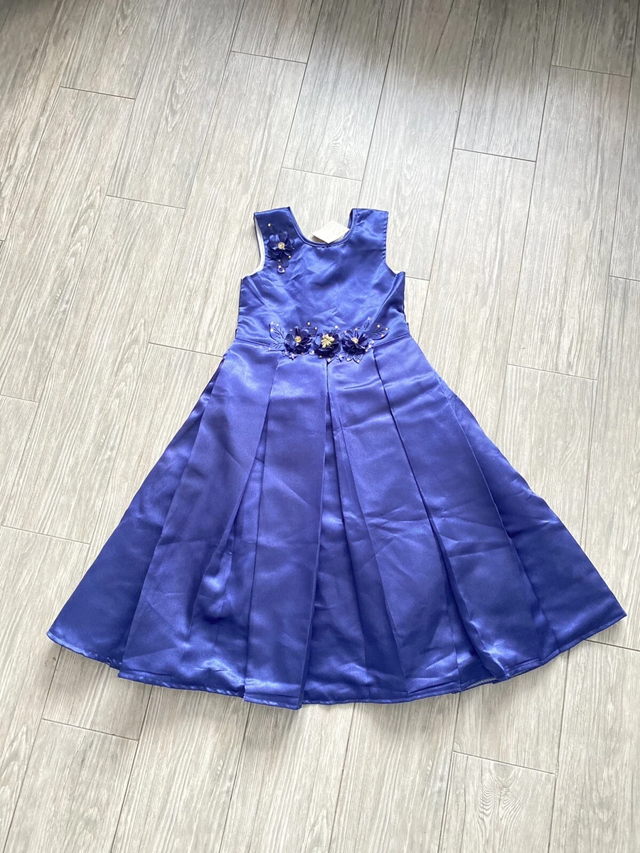 Little girl clearance navy bridesmaid dresses