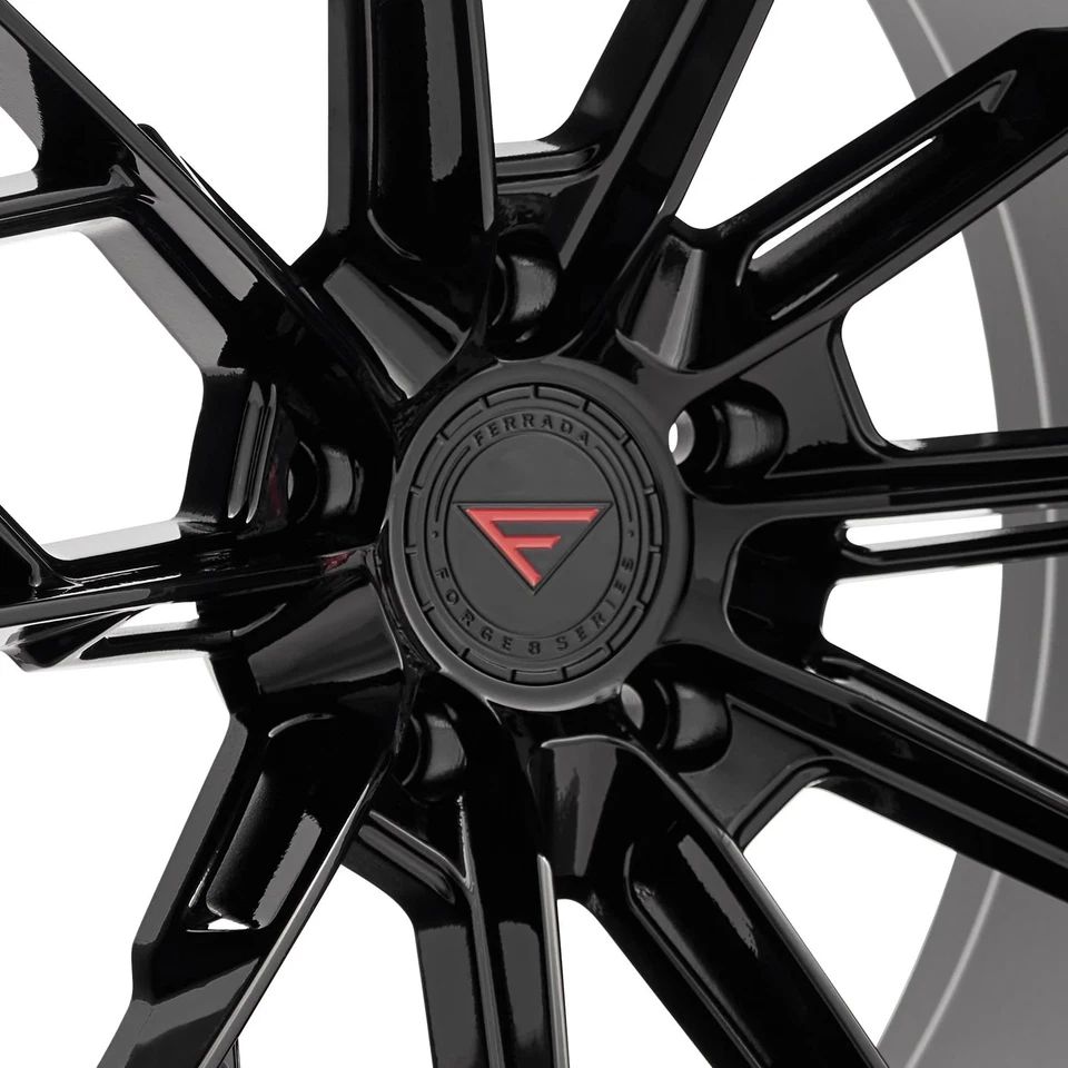 Ferrada FORGE-8 FR11 Wheel 20x9 (20, 5x120.65, 74.1) Black Single Rim - Image 4 of 4