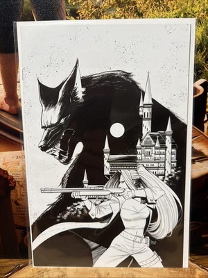 Werewolf by Night # 1 - Corin Howell 1:100 RATIO B&W VIRGIN (Marvel 2024)   NM/M