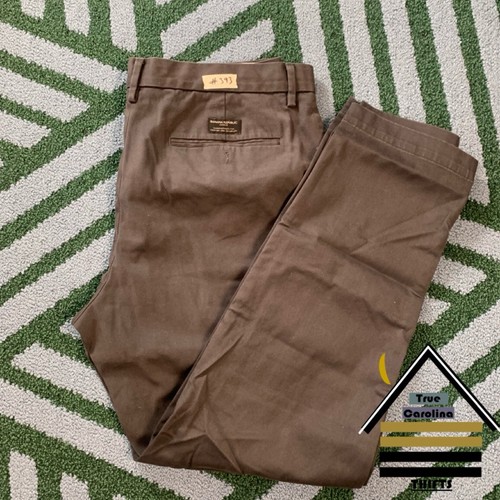 Banana Republic 36 x 32 Gray Aiden Slim Rapid Movement Mens Chino Pants SKU #393 - Picture 1 of 6