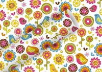 Geschenkpapier - Rolle Birdland 70 CM X 2 M NEU OVP