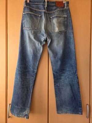 Warehouse Co Lot 1001 W32 Selvedge Straight Indigo Denim Jeans Made In JAPAN