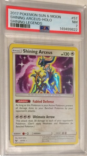 Shining Arceus graded PSA 7 for sale on eBay