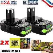 2X For RYOBI P108 18V One High Capacity Battery Lithium-Ion Battery p105 p102