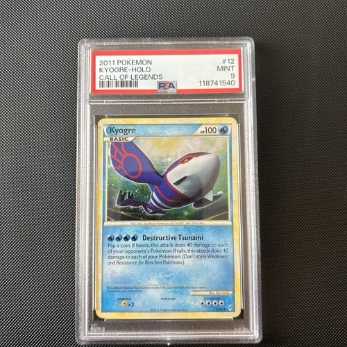 Kyogre Call Of Legends PSA 9 Holo Rare 12/95