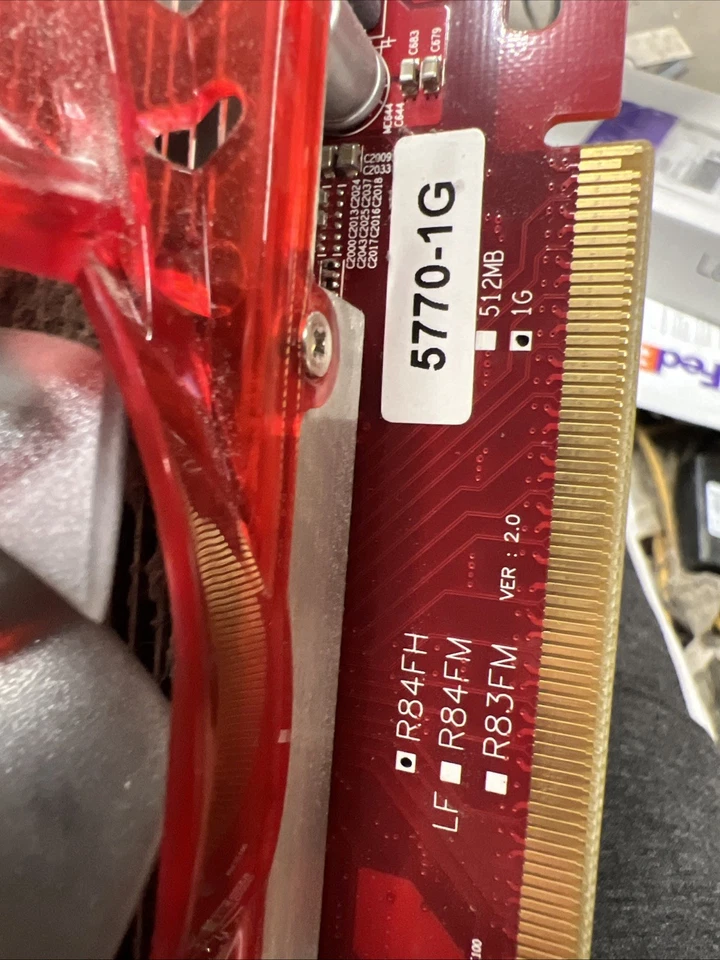 Tarjeta de gráficos ATI Radeon HD5770 1G PCIe HDMI DVI vga Foto 3 de 4