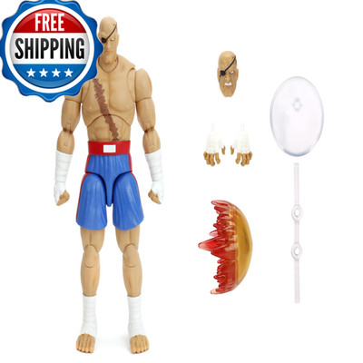 Jada Street Fighter Ii Sagat Deluxe 112 Scale Action Figure - Highly
