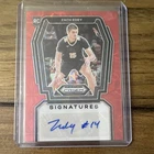 Panini 2024-25 Prizm Draft Picks Zach Edey Signatures Red Scope /88 RC AU