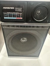 Vintage Soundesign Speaker Model 0655 Tested-Pair