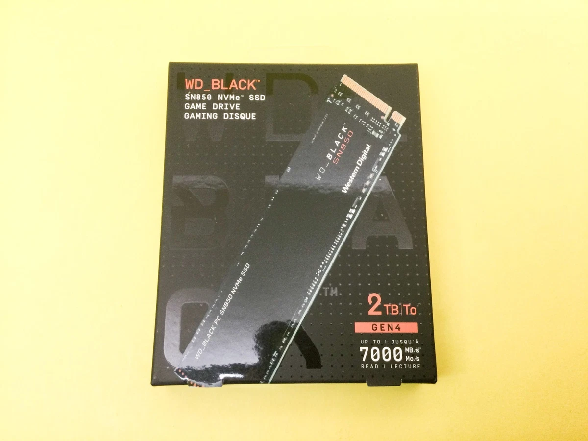 Western Digital Black SN850 2TB M.2 NVMe Internal SSD (WDS200T1X0E