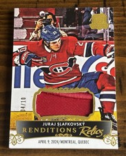 Juraj Slafkovsky 04/10 - 2024-25 The Cup Hockey - Renditions Relic Gold RR-JS