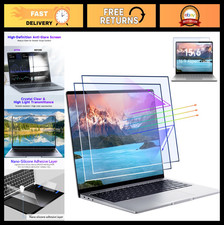 15.6" Blue Light Filter Laptop Screen Protector - HD Clear, Anti-Glare, Scratch
