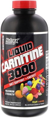 Nutrex Liquid Carnitine 3000, Berry Blast - 473 ml. (44,38 EUR/L)