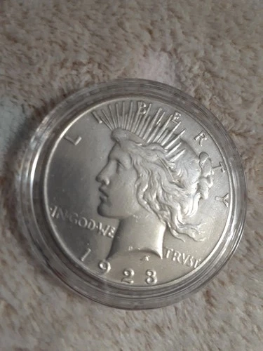 1923 S Peace Silver Dollar San Francisco Mint $1 Xtra Fine Plus. Nice Clear Coin