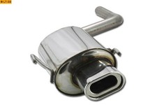 FOX Sportauspuff 1x135x80mm mit Absorber Mercedes CLK Typ C208 Coupe A208 Cabrio