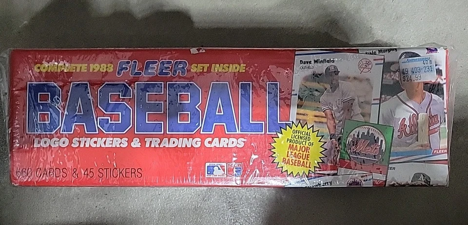 Tarjeta de béisbol Fleer 1988 juegos completos sellados de fábrica sellados de fábrica Foto 3 de 3