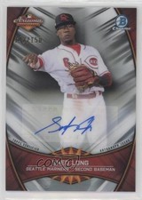 2019 Bowman Chrome 2018 AFL Fall Stars 142/150 Shed Long #AFL-SL Auto s3g