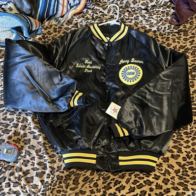 Ford Lorain Assembly Plant UAW Bomber Jacket Satin OBO | eBay