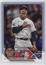 2023 Topps Update Father's Day Powder Blue 49/50 James Karinchak #US239 13c1
