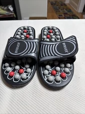 BYRIVER Tension Fatigue Relief Massager Circulation Slippers Sandals XL
