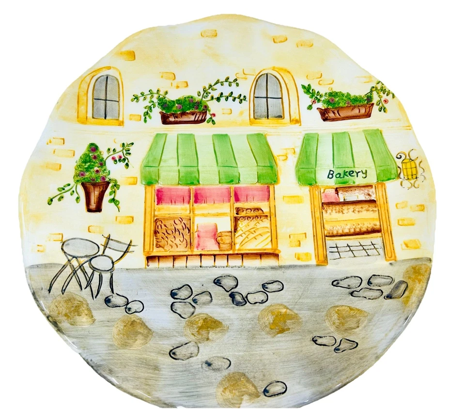 BELLA CASA by Ganz 10 Inch Cafe Plate 3D - Image 3 of 4