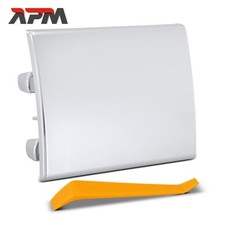 Abdeckung Verkleidung Abschlepphaken Hinten Silber für Mercedes-Benz X166 SUV