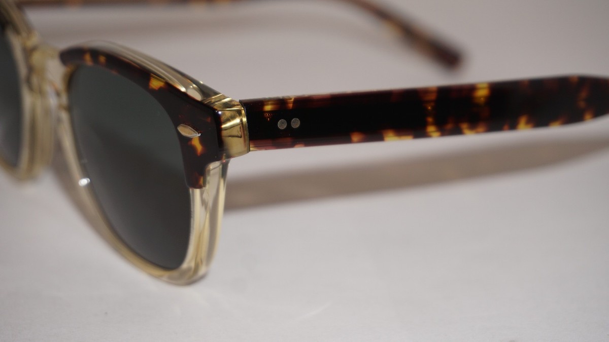 EYEVAN New Sunglasses WEBB SQ-E TOEC-C Havana Clear Green 47 22