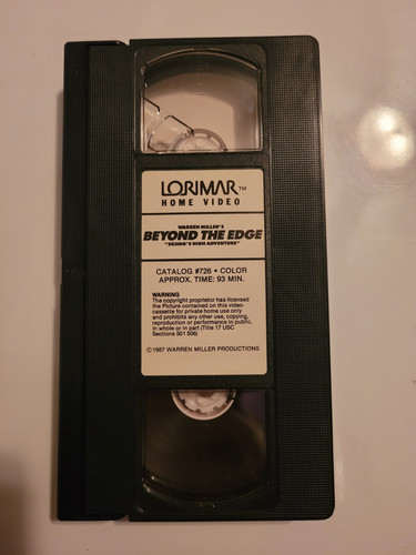Warren Miller's Beyond The Edge (VHS, 1987) Snow Skiing - Picture 5 of 5