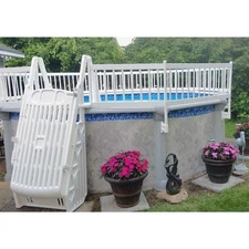 Vinyl Works Of Canada Premium 24in Resin Above Ground Pool Fence Kits