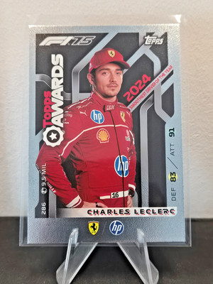 Charles Leclerc Topps F1 Turbo Attax Topps Awards Scuderia Ferrari #286