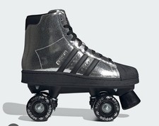 NWB Adidas Superstar 85 Skate Women  s 9.5 Silver Metallic -JH552