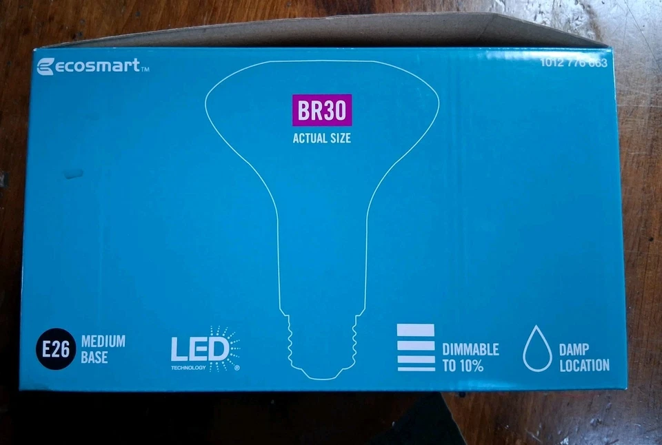 6Pack Ecosmart Br30 Universal Select Flood Light Bulbs 65w/75w/90w Adjustable - Image 4 of 4