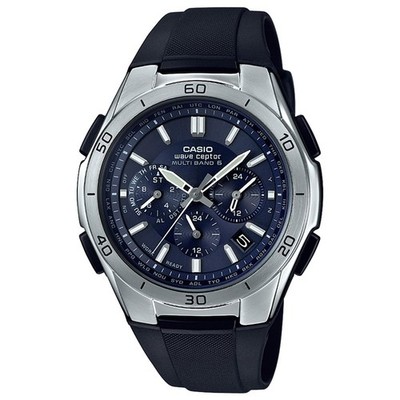 Unused CASIO WAVE CEPTOR WVQ-M410-2AJF Blue Navy Tough Solar Men's Watch  in Box