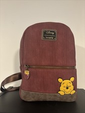 Loungefly Disney Winnie The Pooh Fall Corduroy Mini Backpack NWT