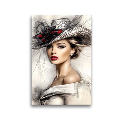 Premium Textil-Leinwand 45x30cm hoch Wunderschön | Wandbild, HD-Bild auf Keilrah