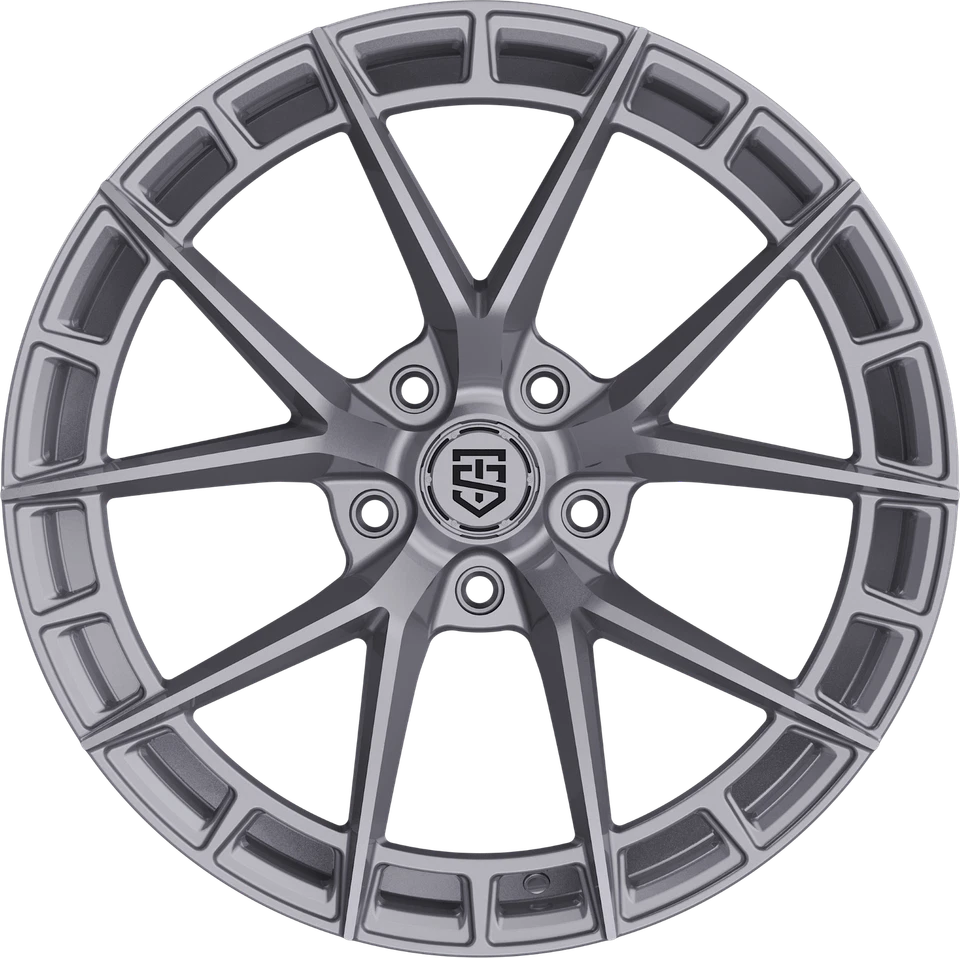 1 TIS Motorsports 22x10 6X5.50 +24 504MS Machined & Silver Wheel Rim - Imagem 3 de 4