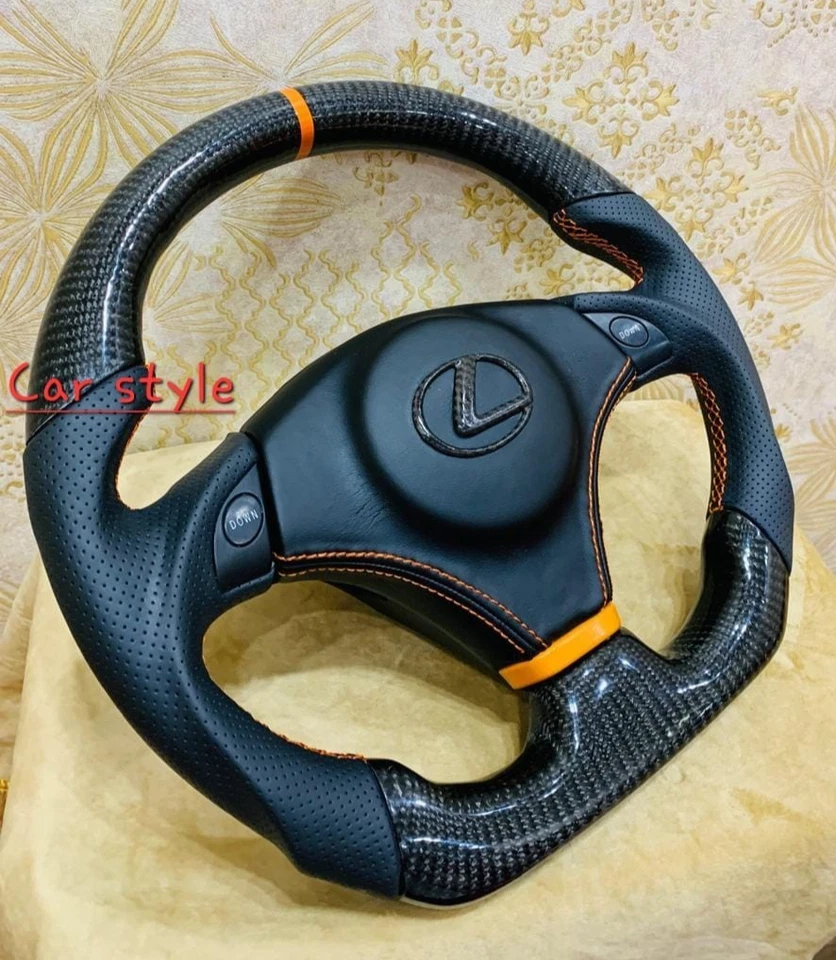 LEXUS VOLANTE DE FIBRA DE CARBONO REAL PARA LEXUS SC300,400 IS300 IS200 '' Foto 4 de 4