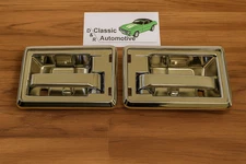 70-74 Chevy Camaro Firebird Interior Inside Door Handles Chrome Pair LH RH 71-74