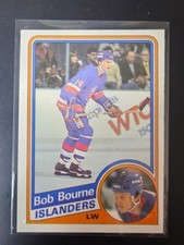 1984-85 O-PEE-CHEE HOCKEY #123 BOB BOURNE NEW YORK ISLANDERS